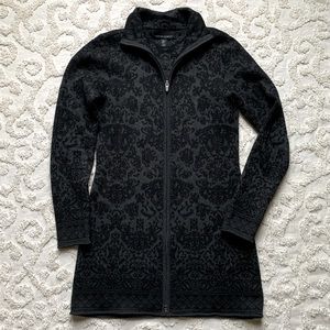 Cynthia Rowley Damask Long Sweater w Zipper small